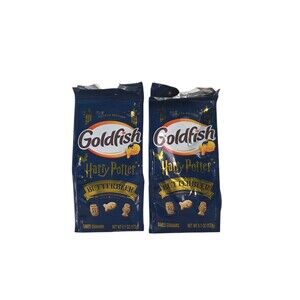 Goldfish Harry Potter Butterbeer Butterscotch Flavored Baked Grahams Lot Of 2